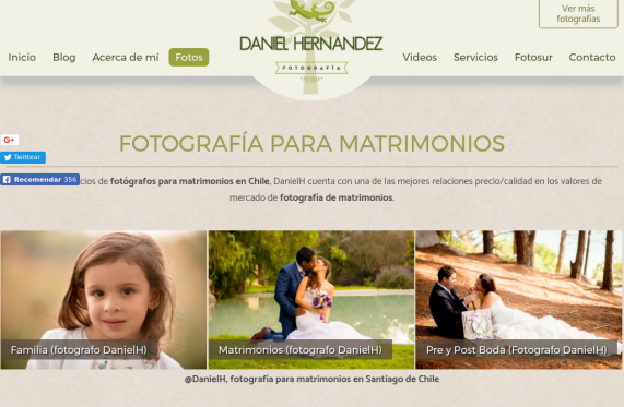 Fotógrafo para matrimonios en chile