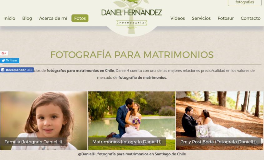 Fotógrafo para matrimonios en chile
