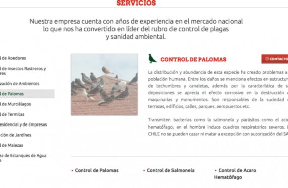 Sanitizaciones en chile