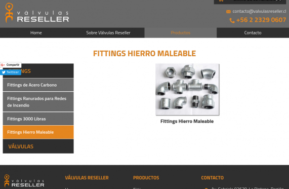 fitting para redes de incendio