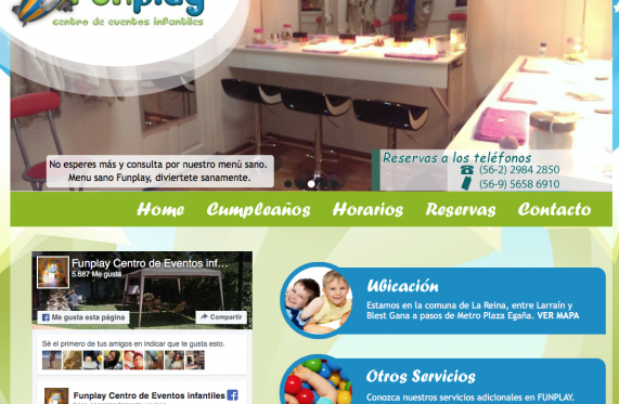 Centro de eventos infantiles