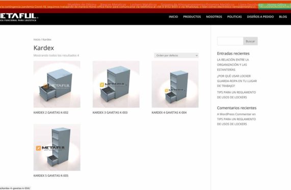 Venta de estantes mecanos