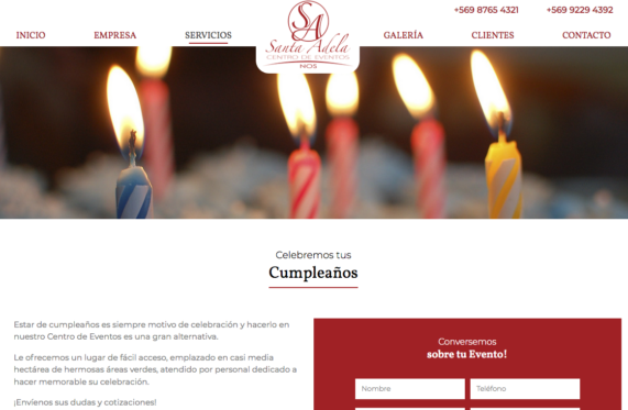 Centro de eventos en Santiago