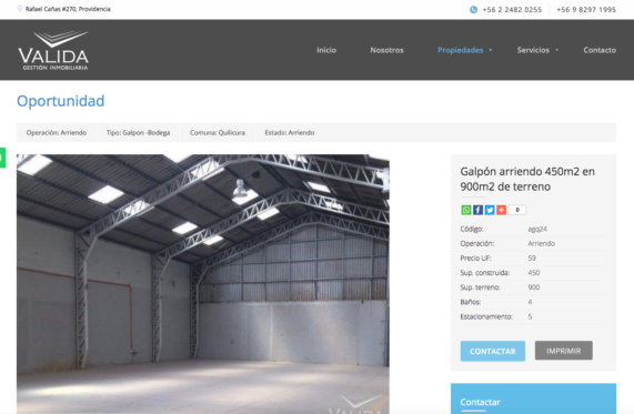 propiedades en la RM