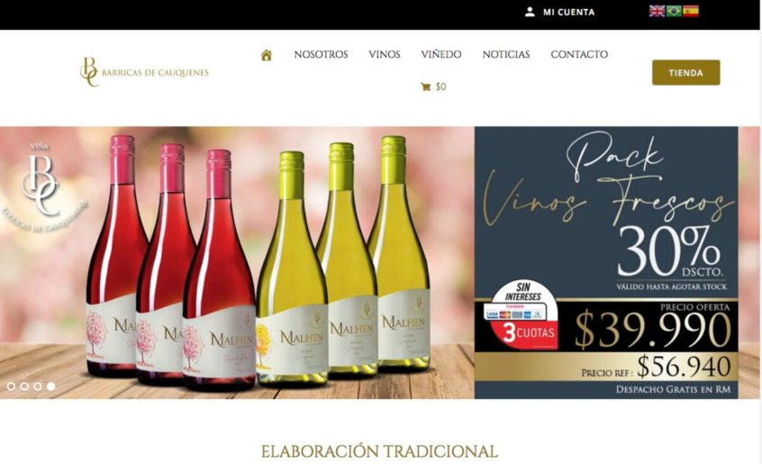 Vinos Viognier en santiago