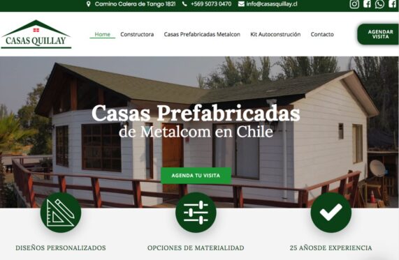 Casas prefabricadas en Santiago