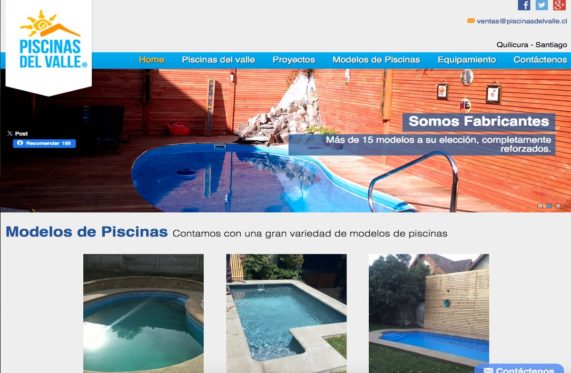 Piscinas VI región en santiago