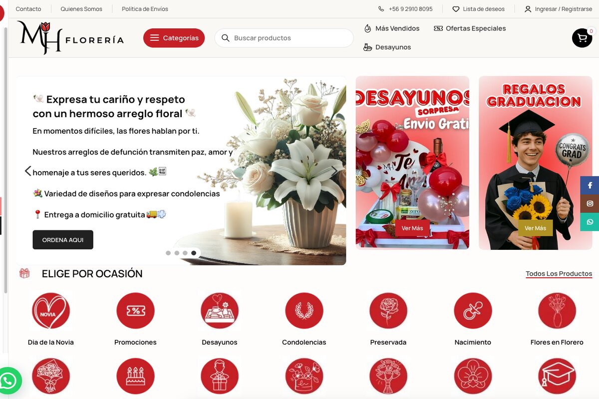 flores con entrega el mismo día