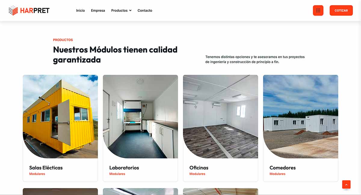 Construcción de galpones modulares