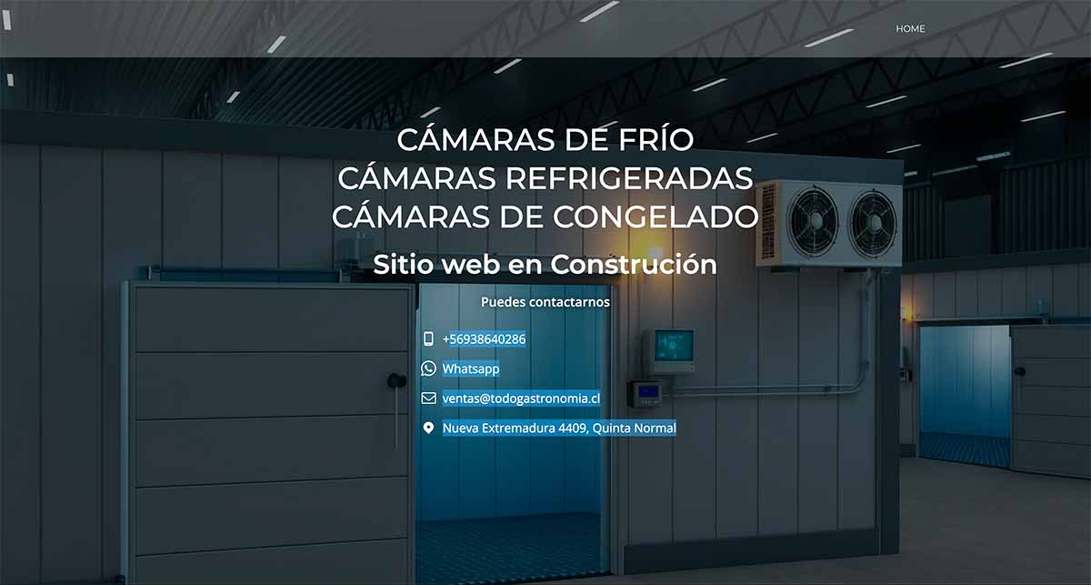 Cámaras de frio 2x2
